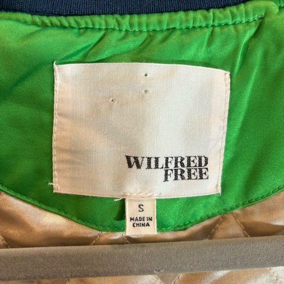 WILFRED Sz S Toulin Peacock Embroidered Quilted Lining Bomber Jacket NEW - Picture 10 of 12